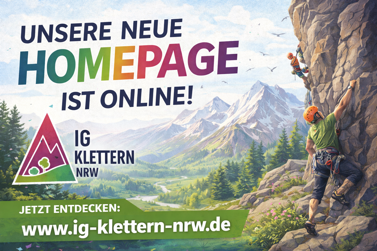 Eröffnung der neuen Homepage